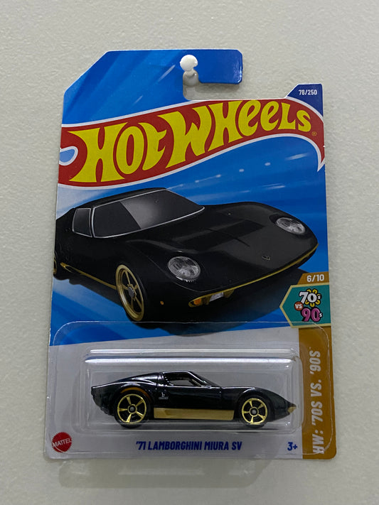 Hot Wheels 71 Lamborghini Miura SV